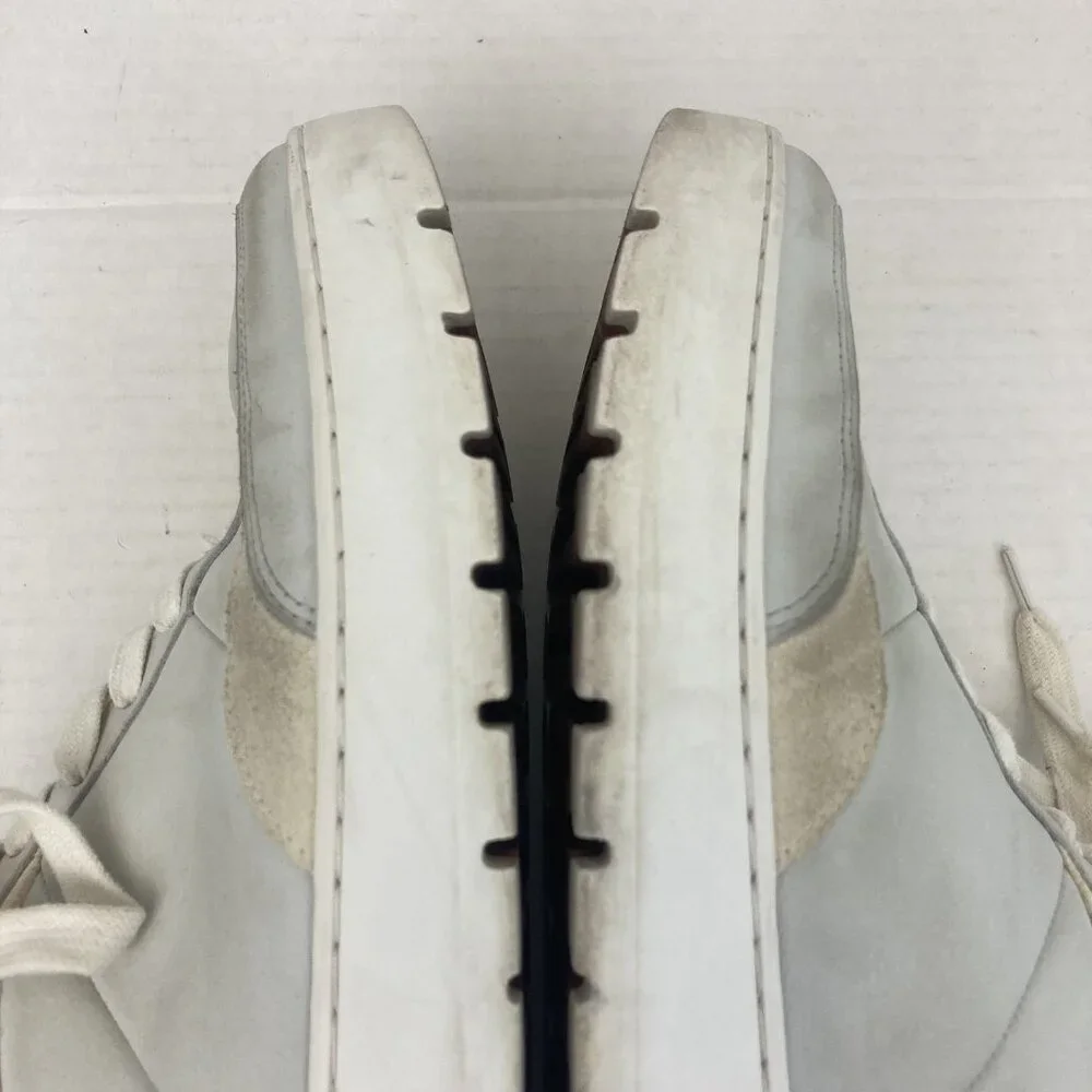 Vionic Elsa Shoes‎ Womens Size 9 Light Gray Leather Comfort Sneakers Casual Low